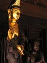 A golden Goddess of Compassion.